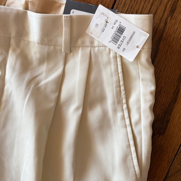 Folio New York Cream Flat Front Men's Shorts Size 34 - Picture 8 of 11
